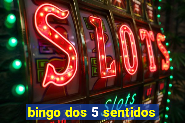 bingo dos 5 sentidos